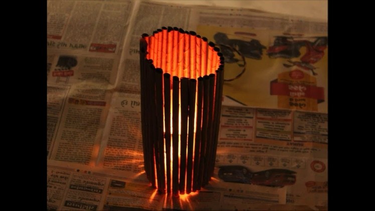 DIY | How to make paper lantern from newspaper