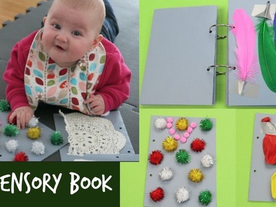 DIY SENSORY BOOK | HOW TO MAKE A SENSORY BOOK FOR BABIES