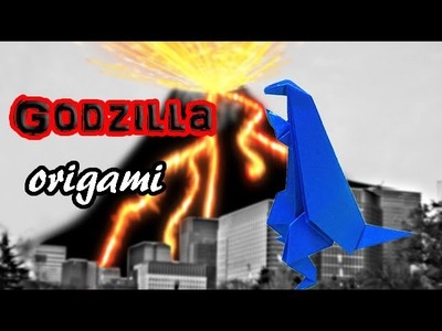 Godzilla Origami Tutorial | How to Make a Paper  Godzilla Easy but Coo| with One Piece of Paper