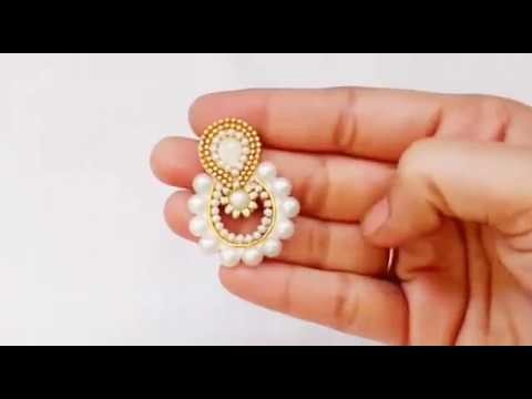 How Make Chandbali Earrings||Paper base earrings
