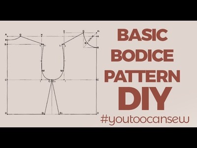 How to draft a Basic Bodice Pattern