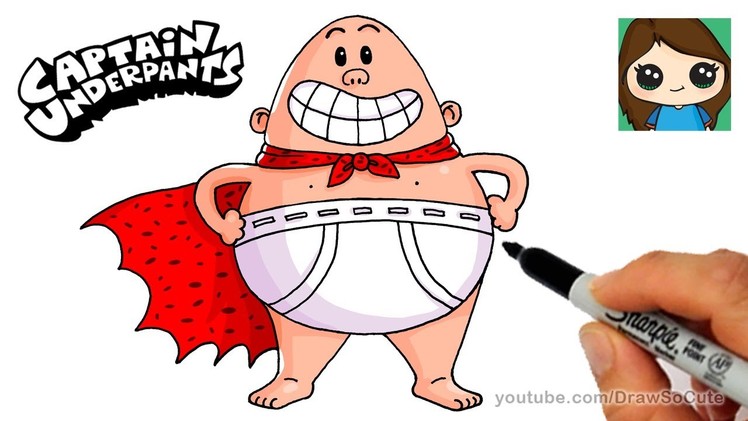 How to Draw Captain Underpants Easy