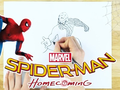 How To Draw Spiderman ????️ Spider-Man: Homecoming Full Movie Children Learning Crafts ???? Crafty Kids