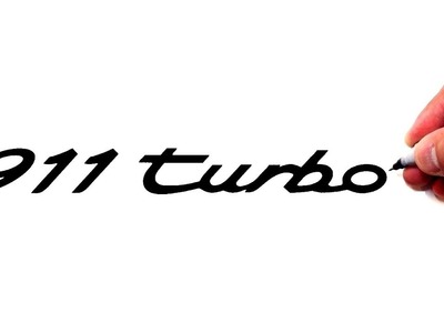 How to Draw the Porsche 911 turbo Logo