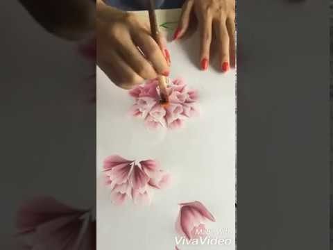 How to drowning a wall mat. and a beautiful design drowning (Art and Craft)