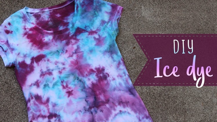 How To Ice Dye | Fabric Dye Techniques | Summer Crafts