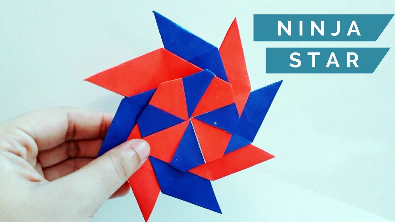 How To Make A Cool Ninja Star Out Of Paper In The Easiest Way