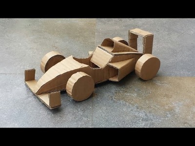 How to make a F1 car amazing cardboard  toys