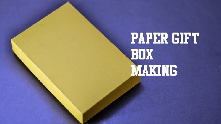 How to make a paper box with open and close option::Origami - Easy tutorial