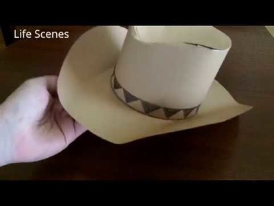 How to Make a Paper Cowboy Hat