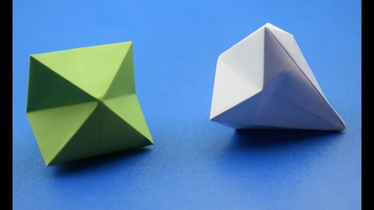How To Make a Paper Diamond |Origami| DIY CRAFT IDEAS