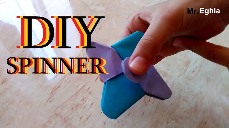 How To Make A Paper Fidget Spinner WITHOUT BEARINGS