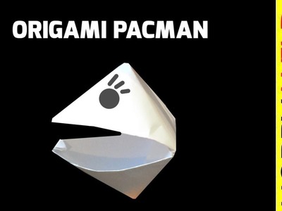 How To Make A Paper Pacman (Origami)