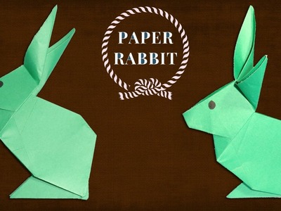 How To Make a Paper Rabbit (Bunny) - Easy Origami Animal Making.