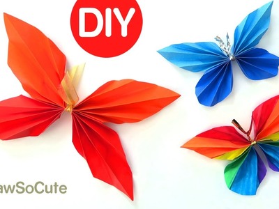 How to Make an EASY Origami Butterfly