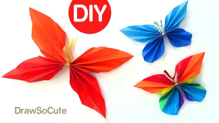 How to Make an EASY Origami Butterfly