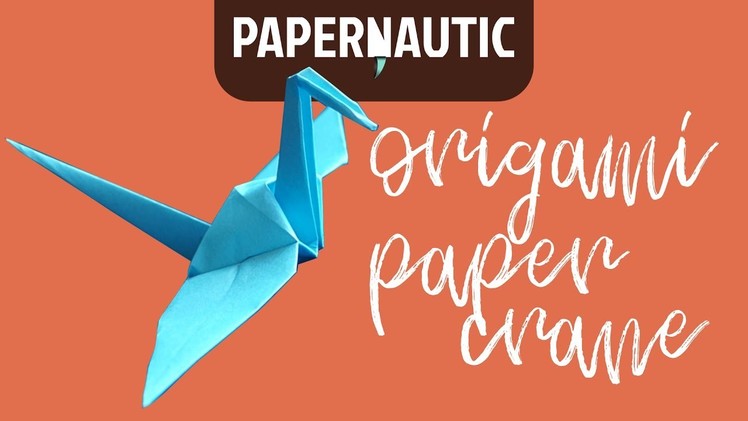 How to make an easy origami paper crane [folding instructions]