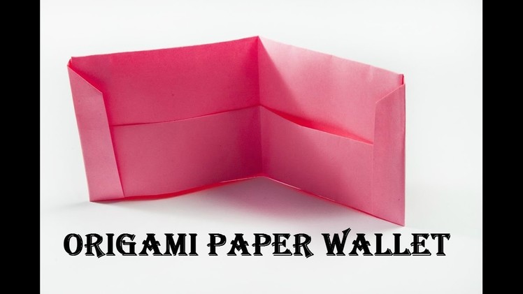 How To Make An Origami Wallet (very easy)