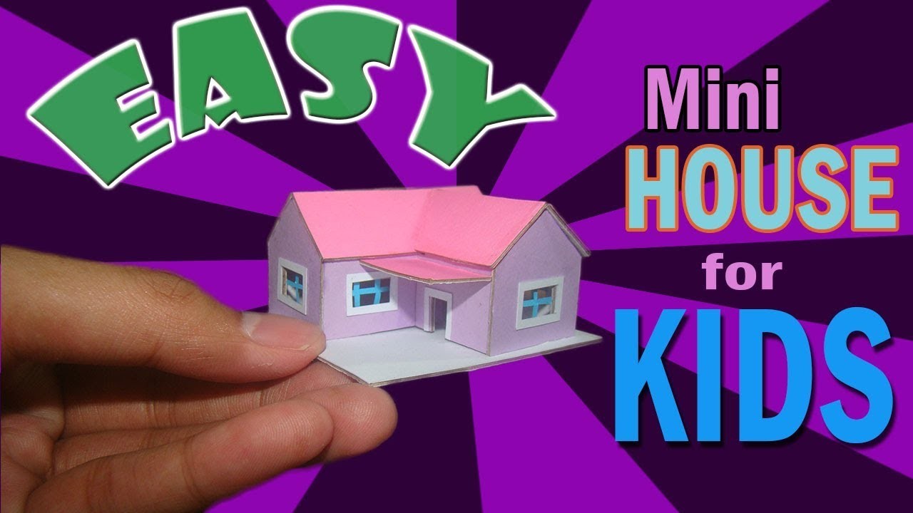 how to make a house out of cardboard for kids