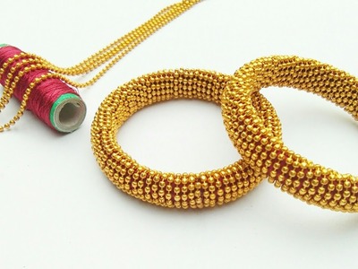 How To Make Designer Silk Thread Fancy Side Bangles.How To Make Silk Thread Bangles . DIY