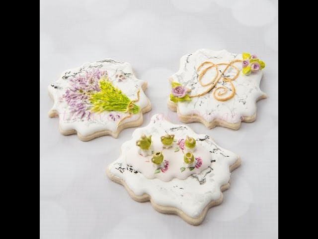 How to Make Dimensional Stone Marble Cookies ????????????