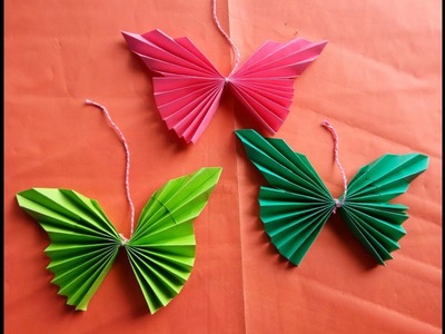 How to make easy paper Butterfly origami-cute & Easy Butterfly DIY. . .