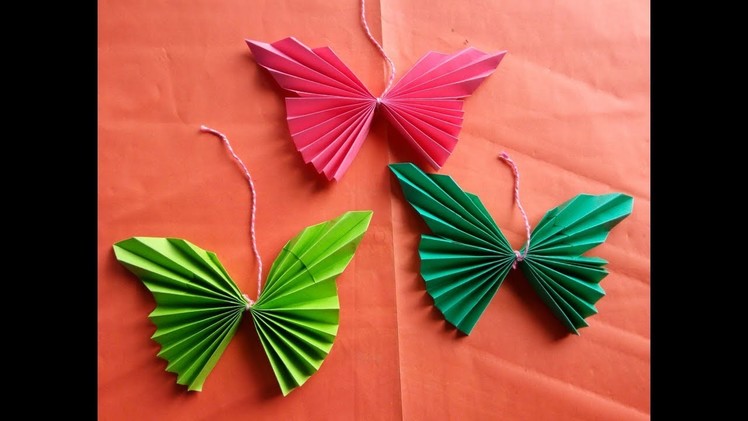 How to make easy paper Butterfly origami-cute & Easy Butterfly DIY. . .