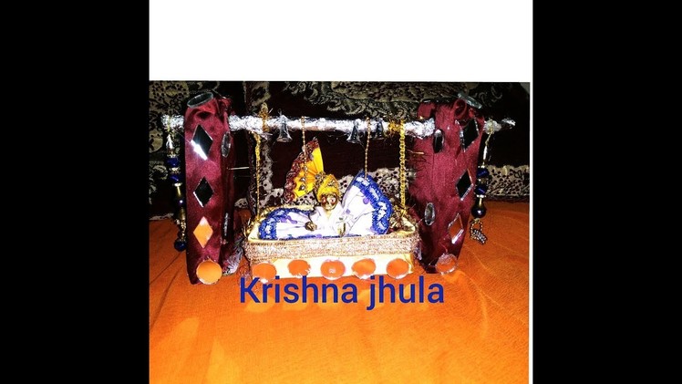 How to make .  Krishna ji ka jhula.  at home .beautiful design