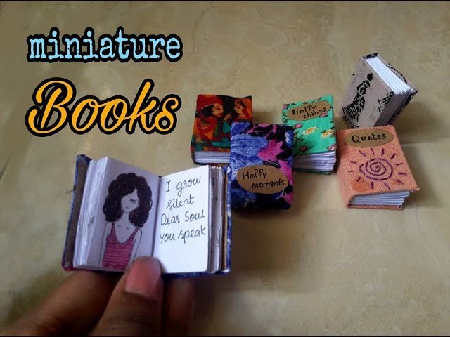 How to make miniature Books