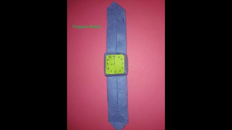 How to Make Origani Wrist Watch