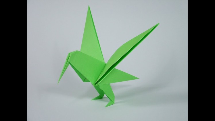 How to make paper bird _very easy step