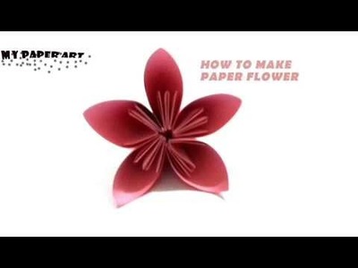 How To Make Paper Flower || Paper Creativity Work || Arts And Crafts For Kids || Easy kids craft