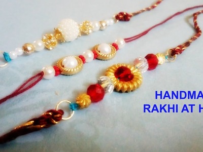 How to make rakhi at home | raksha bandhan | tutorial  | Handmade Rakhi