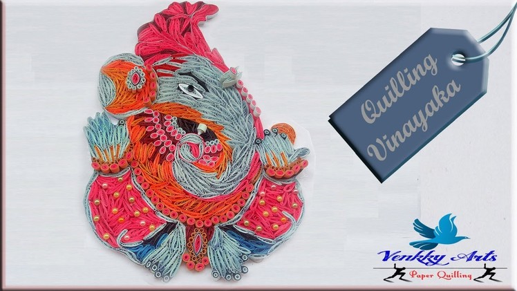 How To Quill Lord Ganesha |Paper Quilled Lord Ganesha | Paper Quilling Art