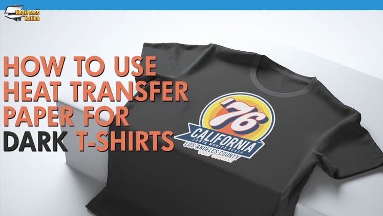 How To Use Inkjet Heat Transfer Paper For Dark Colored T-Shirts
