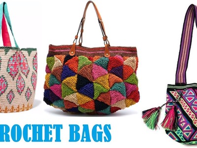 Latest boho crochet bags.designer crochet bags.woolen bags for girls 2017 \ Fashion Alert of 2017