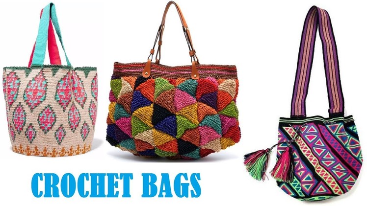 Latest boho crochet bags.designer crochet bags.woolen bags for girls 2017 \ Fashion Alert of 2017