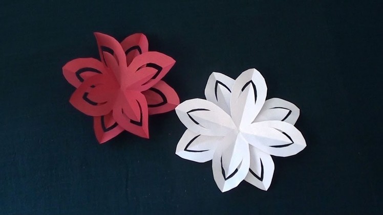 Layered Paper Flowers for Kids | Easy DIY Paper Arts and Crafts