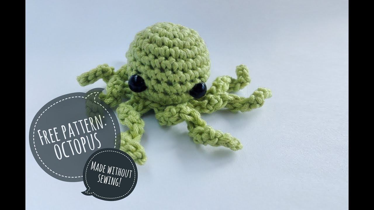 Octopus tentacles, crochet amigurumi tutorial