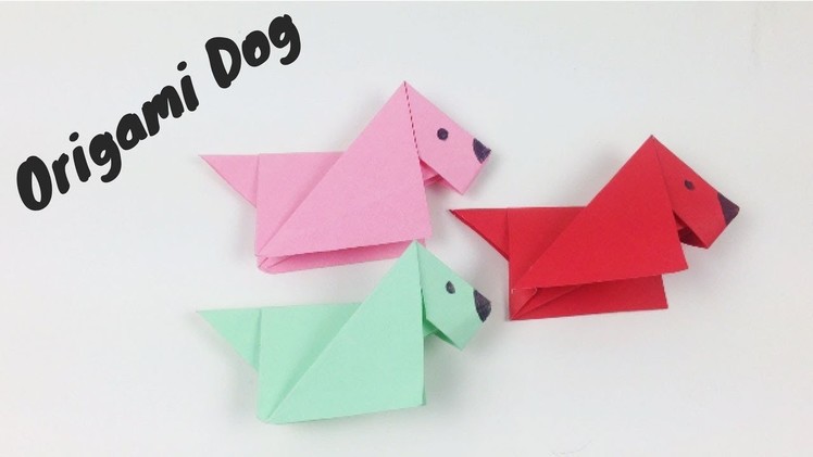 Origami Animals for Kids Step by Step - How to Make an Origami Paper Dog Easy | Origami Dog Tutorial