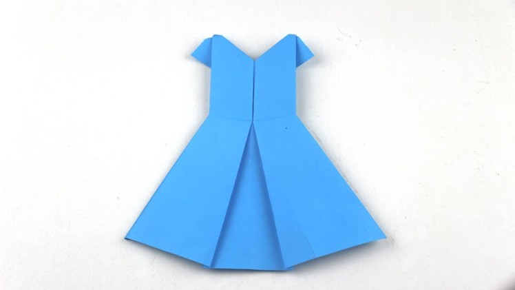 Origami dresses - Origami wedding dress | How to Make a Dress | | origami dress - craft tutorial |