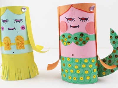 Origami Hula Girl and Mermaid | How to Make Paper Hula Girl and Mermaid | Easy Origami