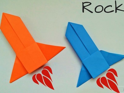 Origami: Rocket - How to Make a Paper Rocket Launcher.Spaceship - Easy Origami Rocket Instructions