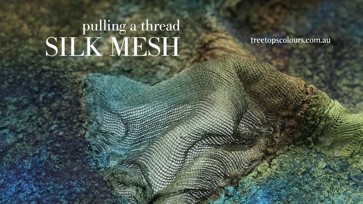 Pulling a Thread How to Cut Treetop’s Silk Mesh Fabric