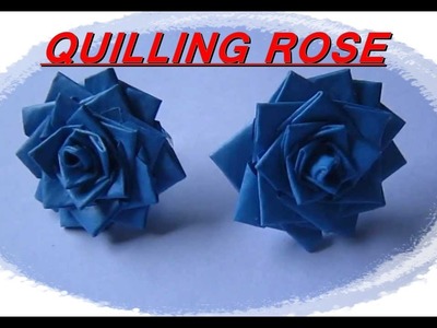Quilling rose | made of paper strip