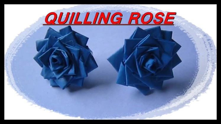 Quilling rose | made of paper strip