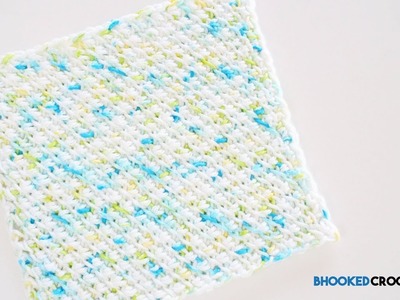 Tunisian Crochet Washcloth Series: Pattern One Left Handed