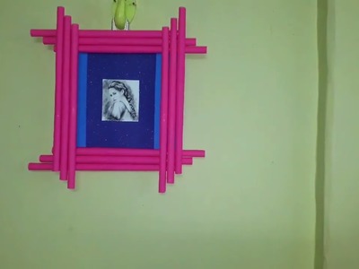 Wall Hanging Photo Frames from Cardboard and Paper || DIY Room Decor Crafts Ideas at Home