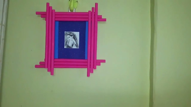 Wall Hanging Photo Frames from Cardboard and Paper || DIY Room Decor Crafts Ideas at Home