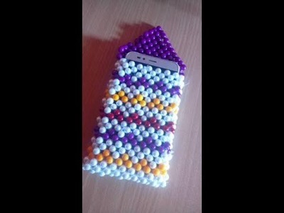 Amazing pearl beaded Mobile Cover DIY # 2
